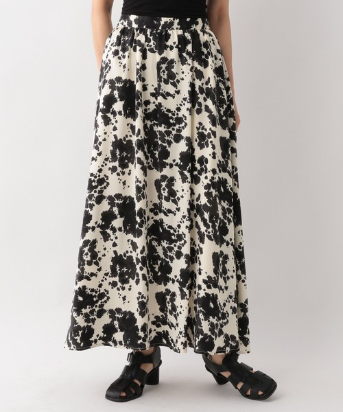 A part by（アパートバイ）の「アニマルフレアスカート 350744（スカート・レディース・アイボリー/ブラウン系その他2・FREE）」の11枚目の写真