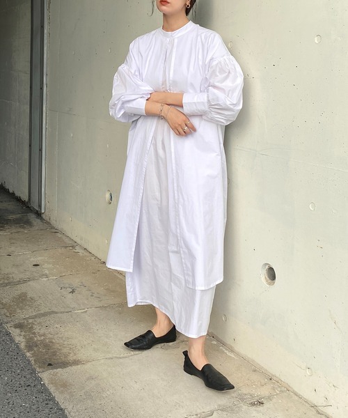 y/m by RIKA（イムバイリカ）の「バルーンスリーブワンピース（ワンピース・レディース・オフホワイト・FREE）」の3枚目の写真