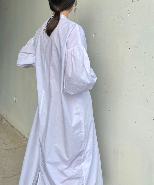 y/m by RIKA（イムバイリカ）の「バルーンスリーブワンピース（ワンピース・レディース・オフホワイト・FREE）」の4枚目の写真
