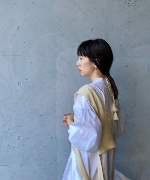 y/m by RIKA（イムバイリカ）の「バルーンスリーブワンピース（ワンピース・レディース・オフホワイト・FREE）」の13枚目の写真