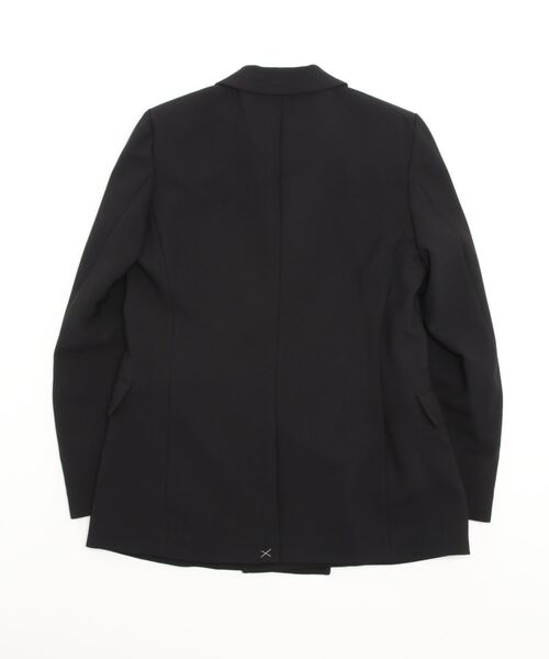 RAWLIFE（ロウライフ）の「Robes & Confections/ローブス&コンフェクションズ/ウールポリエステルダブルクロスジャケット（テーラードジャケット・メンズ・ブラック・3）」の3枚目の写真