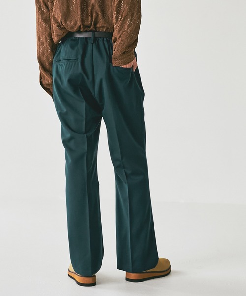 EMMA CLOTHES(エマクローズ)の「TRストレッチスーツ地 1タック センタープレス スリム フレアパンツ EMMA CLOTHES(スラックス・メンズ・ブラック/ミックスグレー/ナチュラル/グリーン系その他/ブルー系その他/ブルー系その他2・M/L/S)」の22枚目の写真