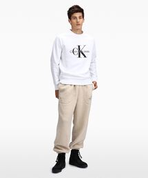 極美品　カルバンクラインジーンズ　エンブロイダリースウェット　XL Calvin Klein（カルバン・クライン）の「モノグラム エンブロイ