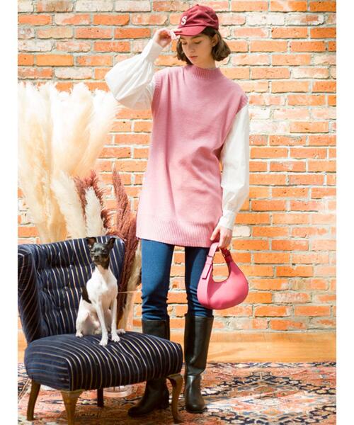 Lugnoncure（ルノンキュール）の「ハーフムーンバッグ（ハンドバッグ・レディース・オフホワイト/ピンク/ブラック・ﾌﾘ-）」の20枚目の写真