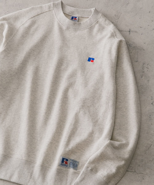 Russell Athletic（ラッセルアスレティック）の「『別注』RUSSELL ATHLETIC×DOORS　FREEDOM SLEEVE SWEAT（スウェット・メンズ・スミクロ/グレー/グリーン/ボルドー/オレンジ・MEDIUM/LARGE/X-LARGE）」の3枚目の写真