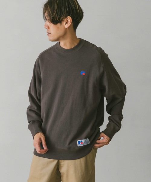 Russell Athletic（ラッセルアスレティック）の「『別注』RUSSELL ATHLETIC×DOORS　FREEDOM SLEEVE SWEAT（スウェット・メンズ・スミクロ/グレー/グリーン/ボルドー/オレンジ・MEDIUM/LARGE/X-LARGE）」の7枚目の写真