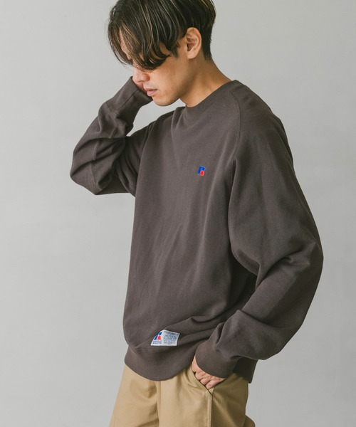 Russell Athletic（ラッセルアスレティック）の「『別注』RUSSELL ATHLETIC×DOORS　FREEDOM SLEEVE SWEAT（スウェット・メンズ・スミクロ/グレー/グリーン/ボルドー/オレンジ・MEDIUM/LARGE/X-LARGE）」の9枚目の写真