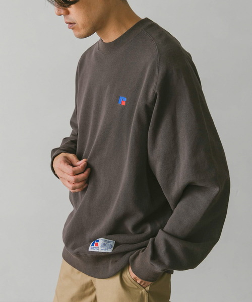 Russell Athletic（ラッセルアスレティック）の「『別注』RUSSELL ATHLETIC×DOORS　FREEDOM SLEEVE SWEAT（スウェット・メンズ・スミクロ/グレー/グリーン/ボルドー/オレンジ・MEDIUM/LARGE/X-LARGE）」の13枚目の写真