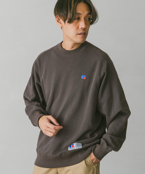 Russell Athletic（ラッセルアスレティック）の「『別注』RUSSELL ATHLETIC×DOORS　FREEDOM SLEEVE SWEAT（スウェット・メンズ・スミクロ/グレー/グリーン/ボルドー/オレンジ・MEDIUM/LARGE/X-LARGE）」の14枚目の写真
