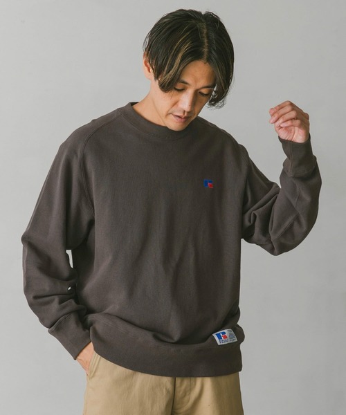 Russell Athletic（ラッセルアスレティック）の「『別注』RUSSELL ATHLETIC×DOORS　FREEDOM SLEEVE SWEAT（スウェット・メンズ・スミクロ/グレー/グリーン/ボルドー/オレンジ・MEDIUM/LARGE/X-LARGE）」の15枚目の写真