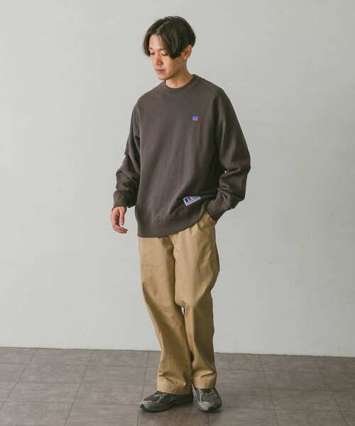 Russell Athletic（ラッセルアスレティック）の「『別注』RUSSELL ATHLETIC×DOORS　FREEDOM SLEEVE SWEAT（スウェット・メンズ・スミクロ/グレー/グリーン/ボルドー/オレンジ・MEDIUM/LARGE/X-LARGE）」の18枚目の写真