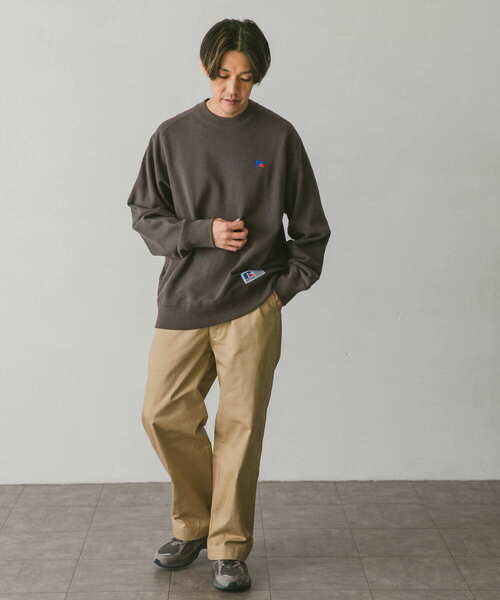 Russell Athletic（ラッセルアスレティック）の「『別注』RUSSELL ATHLETIC×DOORS　FREEDOM SLEEVE SWEAT（スウェット・メンズ・スミクロ/グレー/グリーン/ボルドー/オレンジ・MEDIUM/LARGE/X-LARGE）」の19枚目の写真