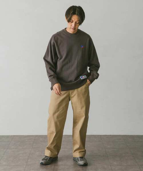 Russell Athletic（ラッセルアスレティック）の「『別注』RUSSELL ATHLETIC×DOORS　FREEDOM SLEEVE SWEAT（スウェット・メンズ・スミクロ/グレー/グリーン/ボルドー/オレンジ・MEDIUM/LARGE/X-LARGE）」の20枚目の写真