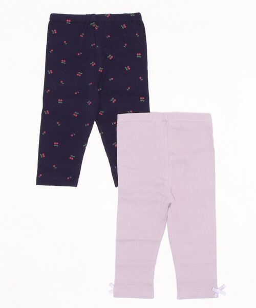 petit main(プティマイン)の「【プティプラ】GIRLSレギンスセット(レギンス/スパッツ・キッズ・ネイビー/ブルー/ラベンダー/ブラック・80cm/90cm/100cm/110cm/120cm/130cm)」の5枚目の写真