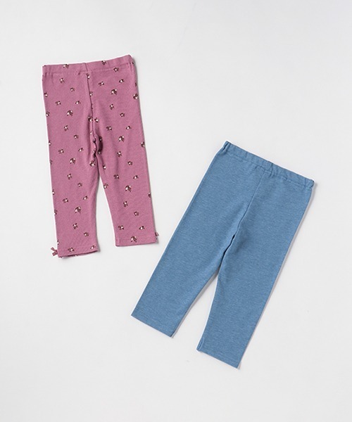 petit main(プティマイン)の「【プティプラ】GIRLSレギンスセット(レギンス/スパッツ・キッズ・ネイビー/ブルー/ラベンダー/ブラック・80cm/90cm/100cm/110cm/120cm/130cm)」の6枚目の写真