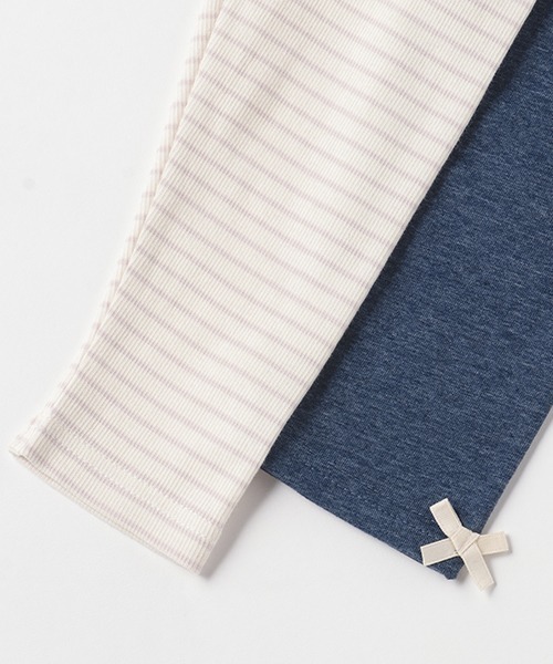 petit main(プティマイン)の「【プティプラ】GIRLSレギンスセット(レギンス/スパッツ・キッズ・ネイビー/ブルー/ラベンダー/ブラック・80cm/90cm/100cm/110cm/120cm/130cm)」の9枚目の写真