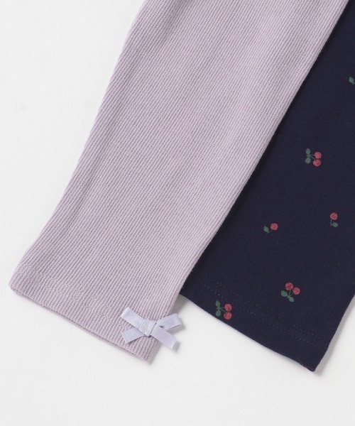 petit main(プティマイン)の「【プティプラ】GIRLSレギンスセット(レギンス/スパッツ・キッズ・ネイビー/ブルー/ラベンダー/ブラック・80cm/90cm/100cm/110cm/120cm/130cm)」の10枚目の写真