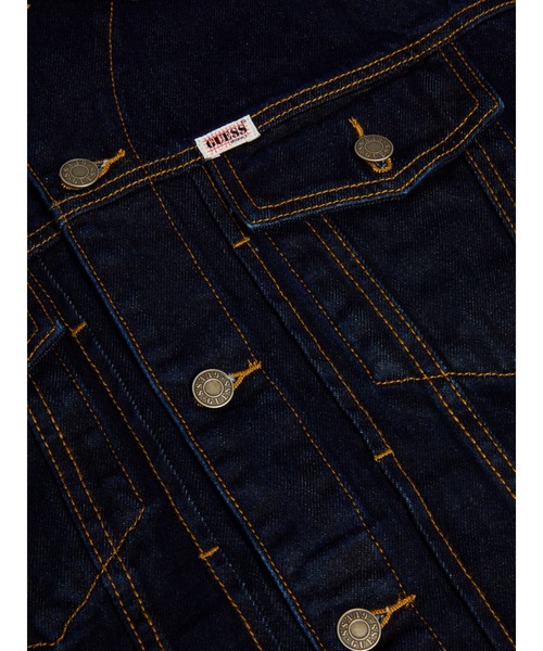 Guess（ゲス）の「GUESS Originals Deer Denim Jacket（デニムジャケット・メンズ・ダークインディゴブルー・MEDIUM/LARGE/X-LARGE/SMALL）」の12枚目の写真
