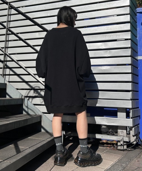 Candy Stripper（キャンディストリッパー）の「TINY MEDICAL SWEAT ワンピース（スウェット・レディース・ブルー/ブラック/ホワイト・2）」の15枚目の写真