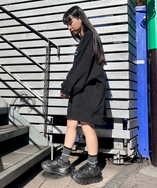 Candy Stripper（キャンディストリッパー）の「TINY MEDICAL SWEAT ワンピース（スウェット・レディース・ブルー/ブラック/ホワイト・2）」の13枚目の写真