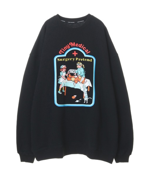 Candy Stripper（キャンディストリッパー）の「TINY MEDICAL SWEAT ワンピース（スウェット・レディース・ブルー/ブラック/ホワイト・2）」の19枚目の写真