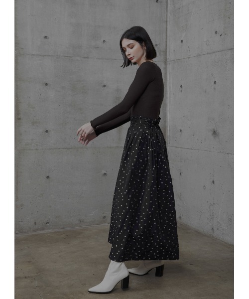 COEL（コエル）の「ランダムドットサス付きスカート（スカート）」 - WEAR