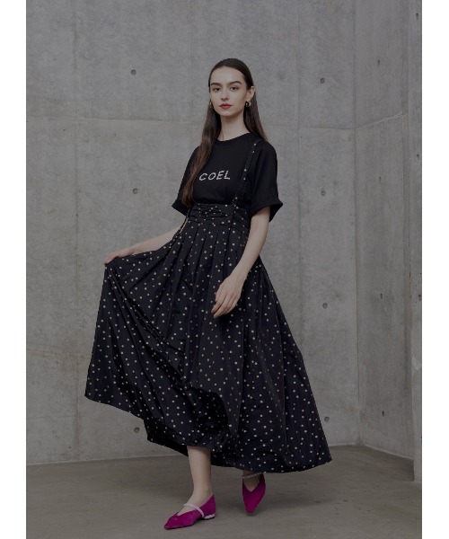 COEL（コエル）の「ランダムドットサス付きスカート（スカート）」 - WEAR