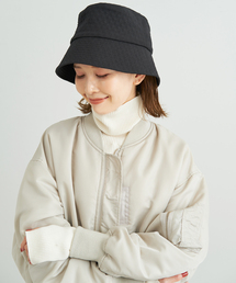 キルトジャケットバケットハット