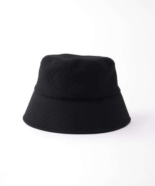 SLOBE IENA（スローブイエナ）の「キルトジャケットバケットハット（ハット・レディース・ブラック・FREE）」の4枚目の写真