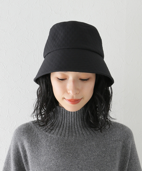 SLOBE IENA（スローブイエナ）の「キルトジャケットバケットハット（ハット・レディース・ブラック・FREE）」の11枚目の写真
