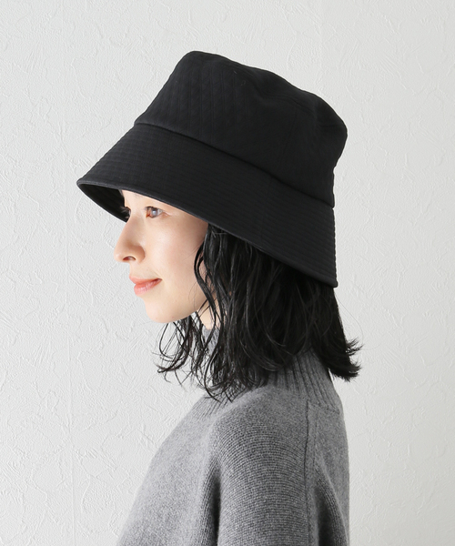 SLOBE IENA（スローブイエナ）の「キルトジャケットバケットハット（ハット・レディース・ブラック・FREE）」の12枚目の写真