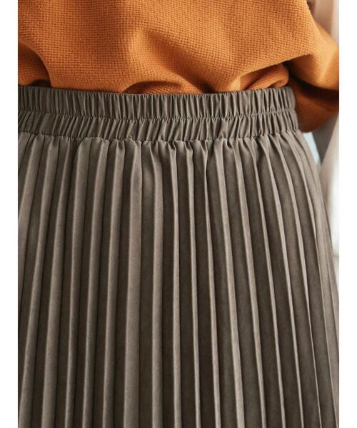 CRAFT STANDARD BOUTIQUE（クラフトスタンダードブティック）の「ピーチアコーディオンプリーツスカート ＊（スカート・レディース・パープル/ブルー/チャコールグレー/オレンジ・FREE）」の17枚目の写真