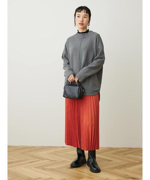 CRAFT STANDARD BOUTIQUE（クラフトスタンダードブティック）の「ピーチアコーディオンプリーツスカート ＊（スカート・レディース・パープル/ブルー/チャコールグレー/オレンジ・FREE）」の11枚目の写真