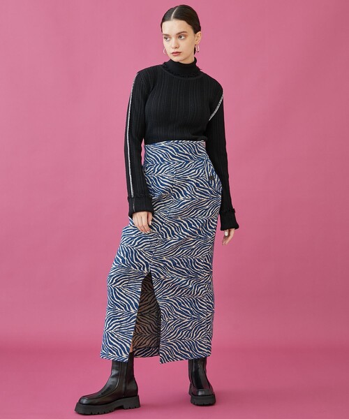 INella（イネラ）の「【INella/イネラ】タートルネックステッチニット（ニット/セーター・レディース・ブラック/アイボリー/グリーン・FREE）」の20枚目の写真