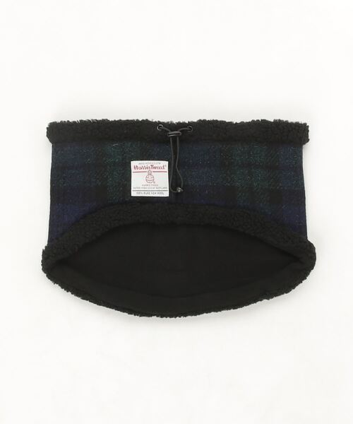 HARRIS TWEED（ハリスツイード）の「【HARRIS TWEED】NeckWarmer（ネックウォーマー/スヌード・レディース・ネイビー/マルチ/グレー・FREE）」の2枚目の写真