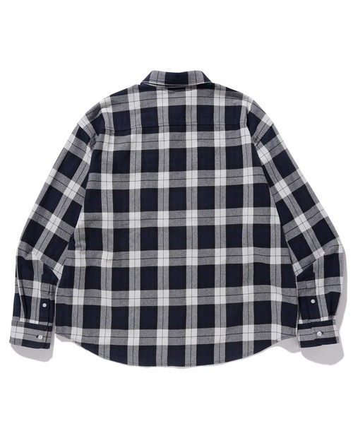 XLARGE（エクストララージ）の「PLAID L/S SHIRT（シャツ/ブラウス・メンズ・グリーン/オレンジ/ブラック・S/M/L/XL）」の4枚目の写真