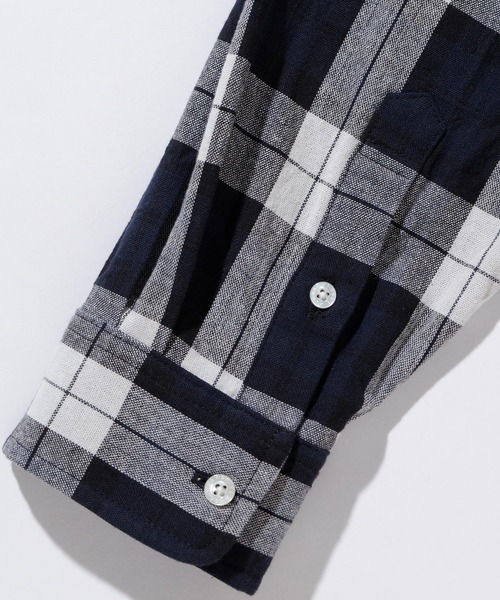 XLARGE（エクストララージ）の「PLAID L/S SHIRT（シャツ/ブラウス・メンズ・グリーン/オレンジ/ブラック・S/M/L/XL）」の7枚目の写真