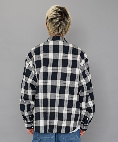 XLARGE（エクストララージ）の「PLAID L/S SHIRT（シャツ/ブラウス・メンズ・グリーン/オレンジ/ブラック・S/M/L/XL）」の10枚目の写真