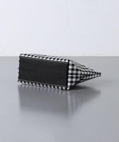 TEMBEA（テンベア）の「【別注】＜TEMBEA＞TOILETRYBAG M ギンガムチェック（ポーチ・レディース・ブラック・FREE）」の4枚目の写真