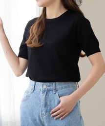 【XSからXLまで5サイズ展開】クルーネック半袖ニット