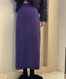 Iラインコーデュロイスカート
