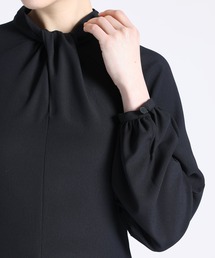 新品✨ポールスミス 大きいサイズ 46 クレープデジン ワンピース ブラック Paul Smith（ポールスミス）の「ウィメンズ クレープデジン