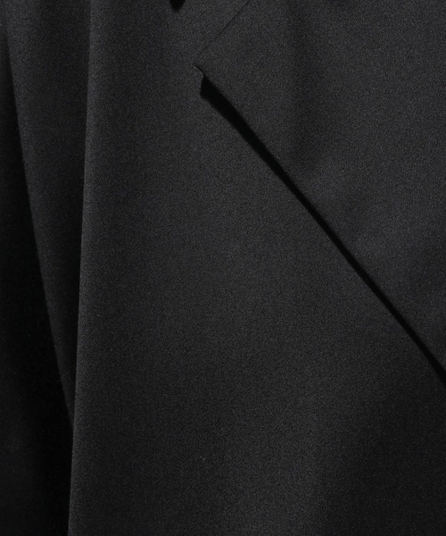 HARE（ハレ）の「TRオーバーポンチョジレ(HARE)（ポンチョ・レディース・ブラック/グリーン・FREE）」の18枚目の写真