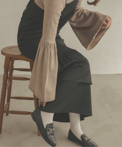 Ambre Neige(アンブルネージュ)の「ビット付きローファー/【WEB/EC限定商品】(ローファー・レディース・アイボリー/ブラック/ダークブラウン・MEDIUM/LARGE)」の4枚目の写真