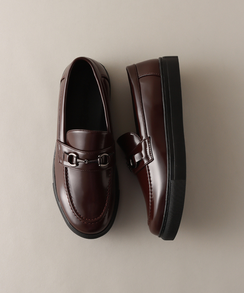 B.C STOCK（ベーセーストック）の「イージーソール ビットローファー（ローファー・メンズ・ブラック/ブラウン・25cm/26cm/27cm）」の2枚目の写真