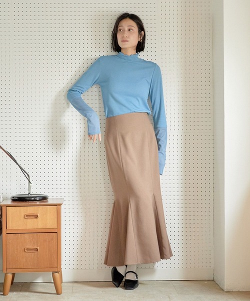 LOWRYS FARM（ローリーズファーム）の「スタイルＵＰ／マーメイドスカート　177929（スカート・レディース・ベージュ/ブラック/アイボリー・SMALL/MEDIUM/LARGE）」の7枚目の写真