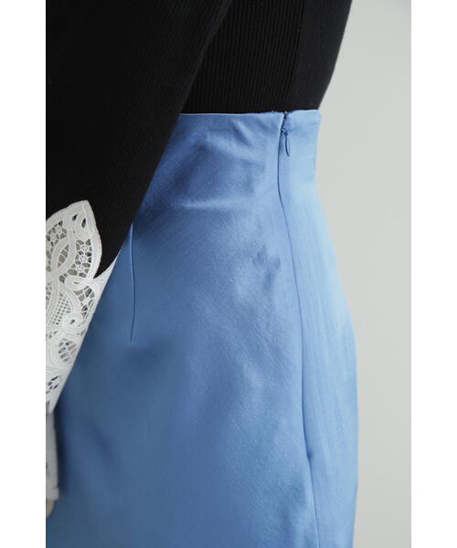 JILL STUART(ジルスチュアート)の「◆サテンナロースカート(スカート・レディース・ブラック/ブルー・2/4)」の17枚目の写真