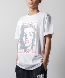 【W】【it】【ut18】【Radio Days】MARILYN MONROE S/S TEE　マリリンモンロー　プリントTシャツ