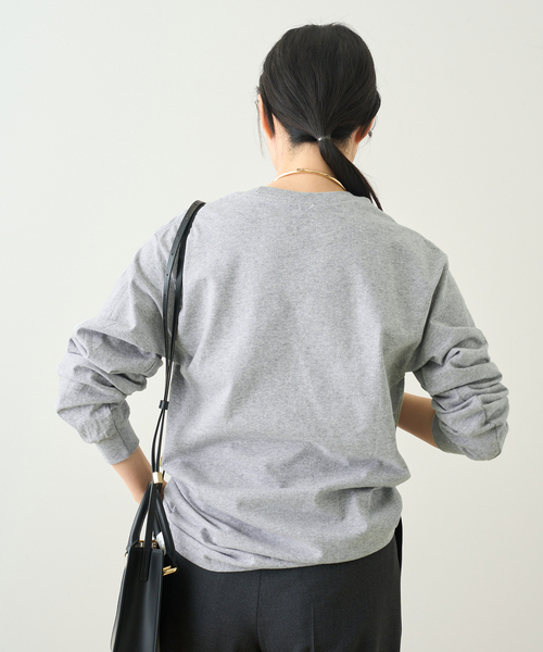 JOURNAL STANDARD SELECT（ジャーナルスタンダードセレクト）の「【BLUESCENTRIC】LONG SLEEVE T JIMI HENDRIX：カットソー（Tシャツ/カットソー・レディース・ライトグレー・MEDIUM）」の6枚目の写真