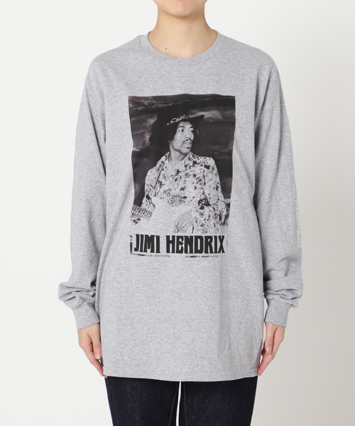JOURNAL STANDARD SELECT（ジャーナルスタンダードセレクト）の「【BLUESCENTRIC】LONG SLEEVE T JIMI HENDRIX：カットソー（Tシャツ/カットソー・レディース・ライトグレー・MEDIUM）」の9枚目の写真